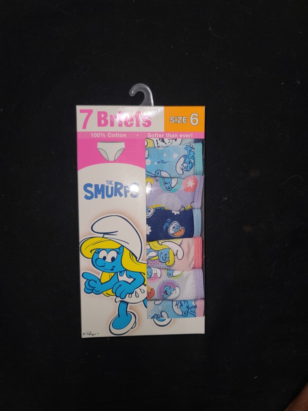 The Smurfs Girls’ Briefs 7 pk Size 6 NWT